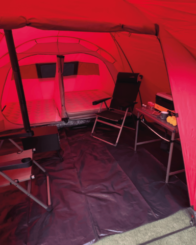Nurgaz Campout Family Maxi Kamp Çadır Su Geçirmez - 4-5 Kişilik - Çantalı - NG C019