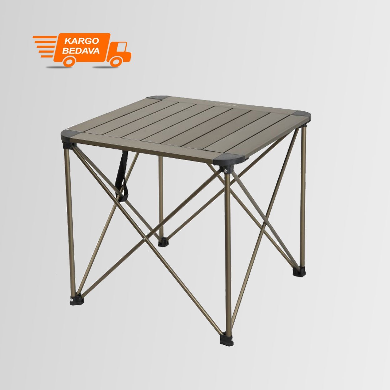 Nurgaz NG-AKM Campout Alüminyum Kamp Masası Küçük Portable Katlanabilir Çanta Hediyeli