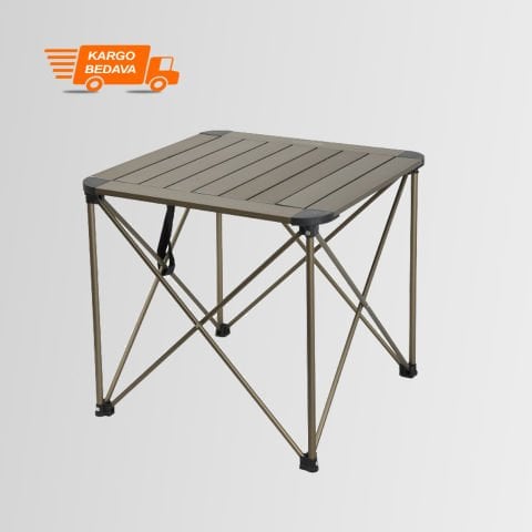 Nurgaz NG-AKM Campout Alüminyum Kamp Masası Küçük Portable Katlanabilir Çanta Hediyeli
