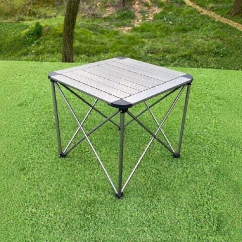 Nurgaz NG-AKM Campout Alüminyum Kamp Masası Küçük Portable Katlanabilir Çanta Hediyeli