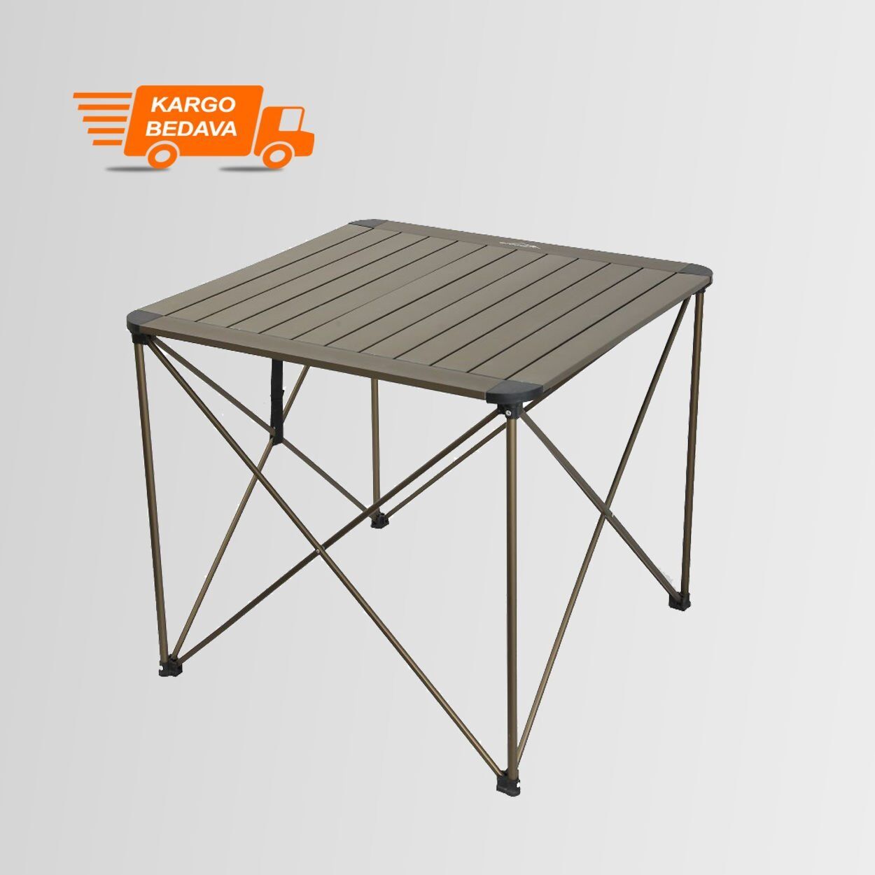 Nurgaz NG-AKMB Campout Alüminyum Kamp Masası Büyük Portable Katlanabilir Çanta Hediyeli