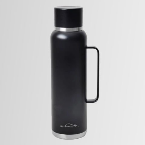 Nurgaz NG 164 Campout Çift Katmanlı Kamp Termosu  1500 ML SİYAH