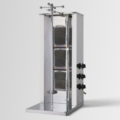 GÜLCAN Sönme Emniyetli Üç Radyanlı Döner Ocağı Doğalgazlı (CE)(GAZMER)