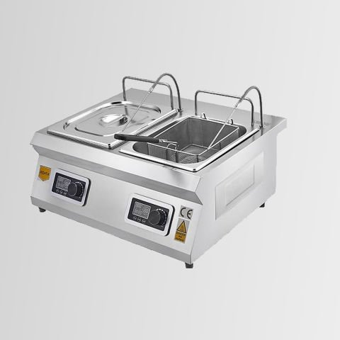 Remta 9 + 9 lt Elektrikli İndüksiyon Fritöz - WZ-TZ035x2