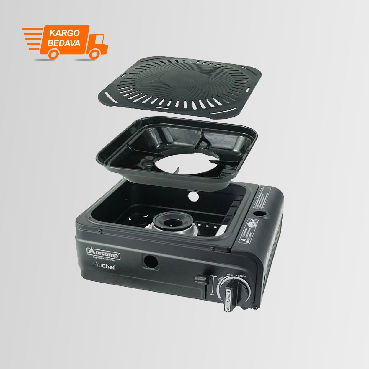 Orcamp Ck-509  Pro Chef Izgara ve Kamp Ocak