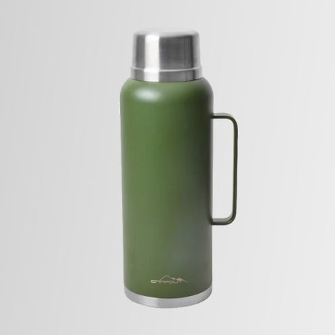 Nurgaz Campout  Çift  Katmanlı Termos 2600 ml NG 166-Y HAKİ