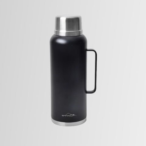 Nurgaz Campout  Çift  Katmanlı Termos 2600 ml NG 166-Y SİYAH