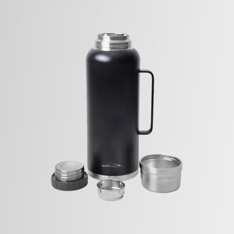 Nurgaz Campout  Çift  Katmanlı Termos 2600 ml NG 166-Y SİYAH