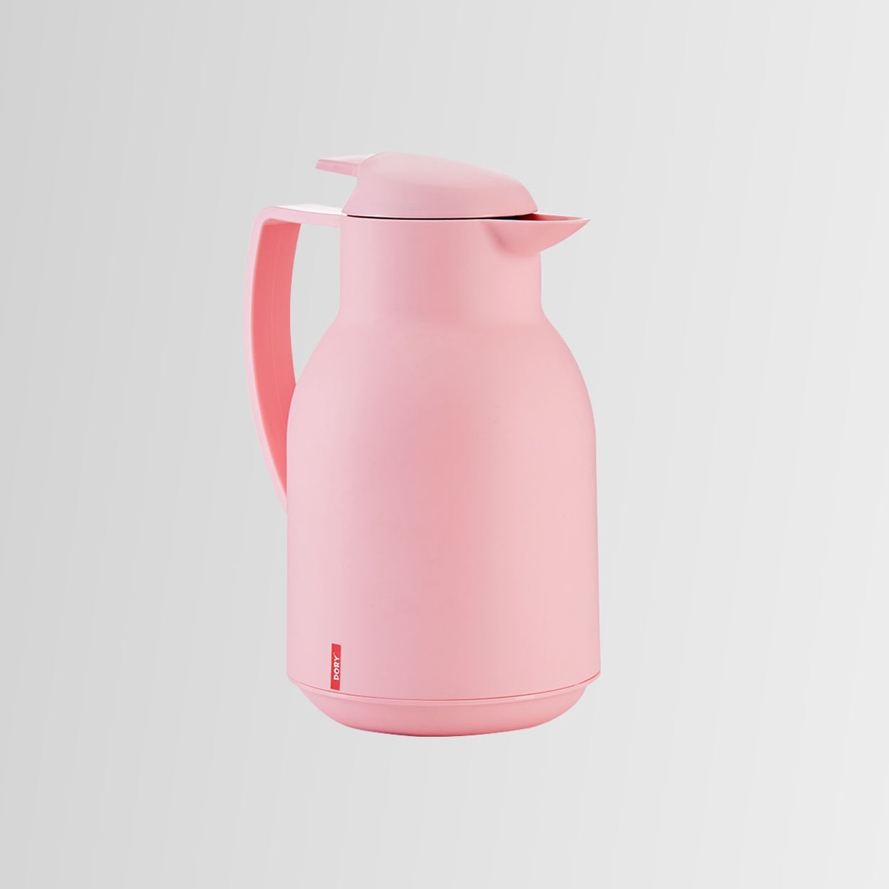 Dory Çift Cidarlı Cam 1  LT Piknik - Kamp Termos PEMBE