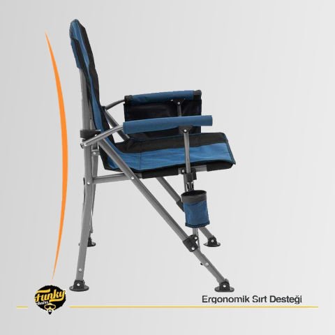 FUNKY CHAIRS River Side Katlanabilir Kamp Sandalyesi Lacivert