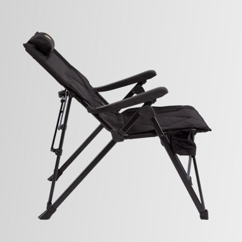 FUNKY CHAIRS Comfort 3 Kademeli Katlanabilir Kamp Sandalyesi SİYAH