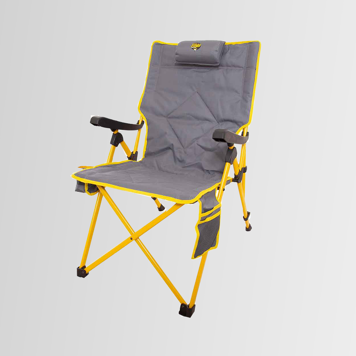 FUNKY CHAIRS Comfort 3 Kademeli Katlanabilir Kamp Sandalyesi SARI