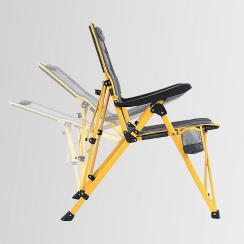 FUNKY CHAIRS Comfort 3 Kademeli Katlanabilir Kamp Sandalyesi SARI