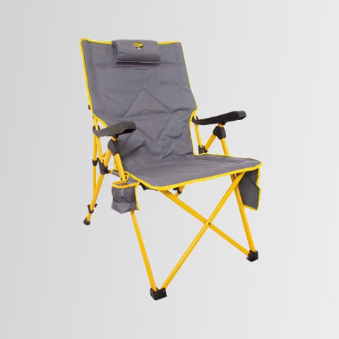 FUNKY CHAIRS Comfort 3 Kademeli Katlanabilir Kamp Sandalyesi SARI