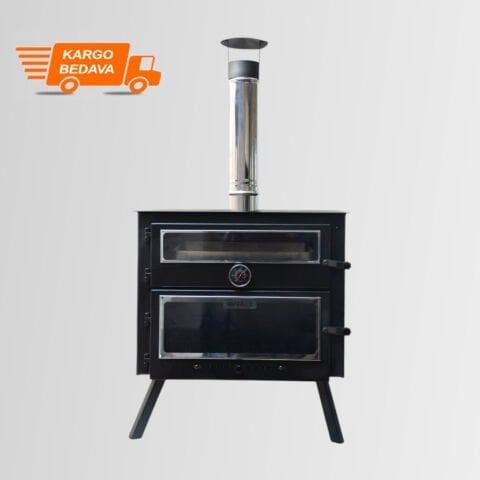 Nurgaz NG OKZN  Kuzineli Şömine - Soba - Fırın