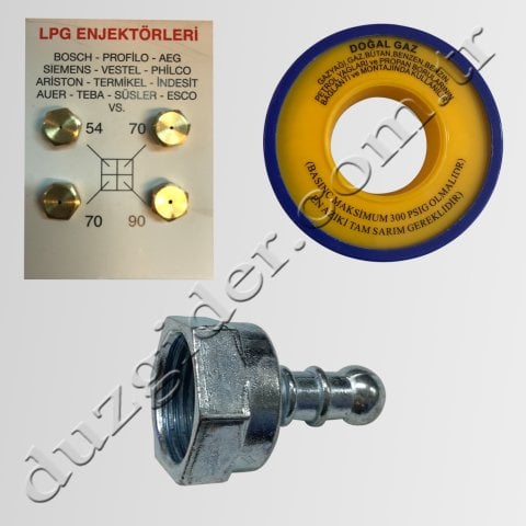 Ocak Lpg Enjektör Dönüşüm Seti Lokmalı Set